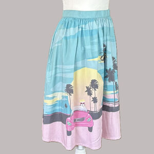 Stitch Shoppe Loungefly Barbie Sandy Circle Skirt Large